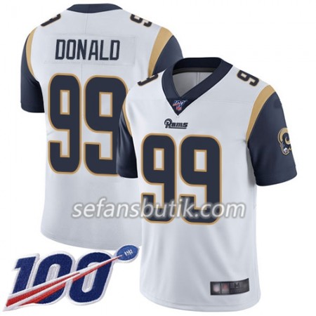 Los Angeles Rams Tröjor Aaron Donald 99 Nike Vit 100th - Herr